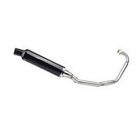 YUQUDGELKY Per CBF125 CBF150 CBF125 150 Moto Coda Tubo Di Scarico Marmitta Sistema Completo Escape Modifica Accessori(NERO)