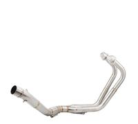 YUQUDGELKY Per CBR250RR 2017 2018 2019 2020 2021 2022 Anni Di Scarico Per Moto Modificato Raccordo Anteriore Slip-On Silenziatore Da 51 Mm(Style C)