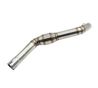 YUQUDGELKY Per CFMOTO NK400 NK650 NK 650 Sistema Di Scarico Slip-On Per Moto Da 51 Mm Silenziatore Modificato Raccordo Centrale A Gomito Adatto