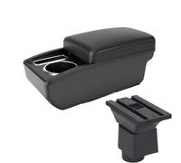 YUQUDGELKY Per Chery A1 A3 2007-2011 Scatola Bracciolo Auto Scatola Archiviazione Centrale Con USB Dettagli Modifica Interni Auto(A1 Nero rosso SENZA USB)