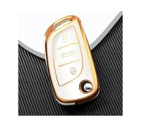 YUQUDGELKY Per Citroen C1 C2 C3 C4 C5 Per XSARA Per PICA Custia Ripiegabile Per Chiave Auto In TPU Portachiavi Borsa(BIANCO)