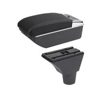 YUQUDGELKY Per Citroën C3 C4 Portabracciolo Scatola Di Archiviazione Interno Parti Retrofit Dedicate(D linea bianca 7USB)
