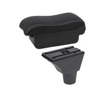 YUQUDGELKY Per Citroen C3 C4 Scatola Bracciolo Auto Per Citroen C3 C4 Scatola Bracciolo Scatola Di Immagazzinamento Interno Parti Di Retrofit(A3 Black white NO USB)