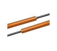 YUQUDGELKY Per Citroën Per Berlingo 2019-2023 Ammortizzatori A Gas Modificare Supporti Sollevamento Cofano Anteriore Asta D'Urto Del(Orange carbon fiber)