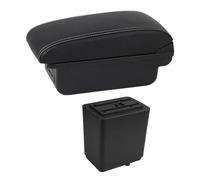 YUQUDGELKY Per Citroen Per Berlingo Bracciolo Parti Di Retrofit Auto Bracciolo Scatola Di Stoccaggio Caricatore USB Interfaccia(C1 Linea Bianca)