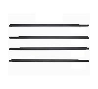 YUQUDGELKY Per Citroen Per Elysee 2014 2015 2016 4 Pezzi Guarnizione In Gomma Per Finestrino Esterno Auto Fascia Di Tenuta Accessori(NERO)