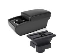 YUQUDGELKY Per Citroën Per Sega Portabraccioli Auto Modifica Interni Ampio Spazio Con USB(B2 Linea nera 6USB)