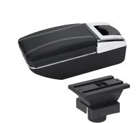 YUQUDGELKY Per Citroën Per Sega Scatola Bracciolo Auto Modifica Interni Ampio Spazio Di Stoccaggio Con USB(Linea bianca A3 Nessuna USB)