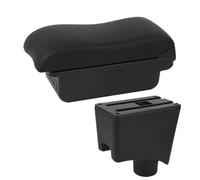 YUQUDGELKY Per Dacia Per Sandero Portabracciolo Auto Portabracciolo Auto Scatola Di Archiviazione Dettagli Interni Accessori Auto(B2 linea nera 3USB)