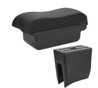 YUQUDGELKY Per Dacia Per Spring Bracciolo Per R&enault Per K-ZE Scatola Bracciolo Auto Pelle Superficie Curva Scatola Bracciolo Centrale(C2 Linea nera NO USB)