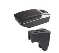 YUQUDGELKY Per Daihatsu Per Terios 2 Box Bracciolo Retrofit Interni Scatola Di Immagazzinamento Accessori Auto(Una linea rossa NON USB)