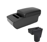 YUQUDGELKY Per Datsun GO Bracciolo Portaoggetti GO Plus Bracciolo Centrale Auto Universale Portaoggetti Accessori Modificazione Scatola Fazzoletti(A2 Black Tissue Box)
