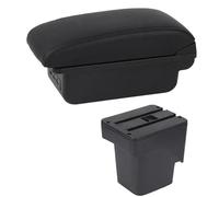 YUQUDGELKY Per F&ord Per Focus 2 Mk2 2005 2006 2007-2011 Bracciolo Auto Bracciolo Console Centrale Stoccaggio Doppio Strato(C1 Linea nera)