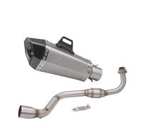 YUQUDGELKY Per Grom M3 MSX 125 MSX125 2013 2014 2015 2016 2017 2018 2019 Terminale Di Scarico Per Moto Slip-on Contatto Centrale(Style C)