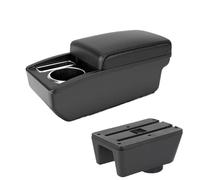 YUQUDGELKY Per Ibiza 6j Per Ibiza 6L Bracciolo Per Seat Per Ibiza Bracciolo Auto Scatola Di Archiviazione Centrale Kit Retrofit Con Interfaccia USB(Linea nera A2 Nessuna USB)