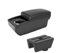 YUQUDGELKY Per Ibiza 6j Per Ibiza 6L Bracciolo Per Seat Per Ibiza Bracciolo Auto Scatola Di Archiviazione Centrale Kit Retrofit Con Interfaccia USB(B3 Nero bianco 3USB)