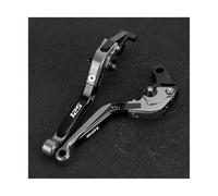 YUQUDGELKY Per KAWASAKI Z125 2019 2020 2021 2022 2023 Accessori Moto Leve Freno Frizione Estensibili Pieghevoli Regolabili(Argento Nero)
