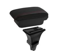 YUQUDGELKY Per Kia Per Morning Scatola Bracciolo Per Kia Per Picanto Scatola Di Stivaggio Centrale Accessori Auto Retrofit Interni(A1 Nero rosso SENZA USB)