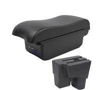 YUQUDGELKY Per Kia Per Pegas Box Bracciolo Box Van Centrale Ricambi Interni Con USB Accessori Auto(B2 linea nera 3USB)