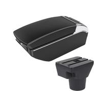 YUQUDGELKY Per KIA Per Rio 2 2006 2007 2008 2009 2010 2011 Scatola Bracciolo Auto Accessori Interni Scatola Di Archiviazione Retrofit(Black white 7 USB)