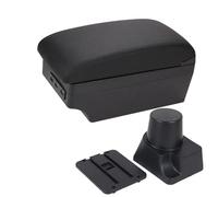 YUQUDGELKY Per KIA Per Rio 2 Bracciolo Per KIA Per Rio 2006-2011 Bracciolo Auto Accessori Interni Scatola Di Immagazzinamento Retrofit(A2 Black line 7USB)