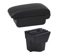 YUQUDGELKY Per KIA Per Rio 5 2012 2013 2014 2015 2016-2019 Bracciolo Auto Bracciolo In Pelle Scatola Di Immagazzinamento Console Centrale(C1 Linea Bianca)