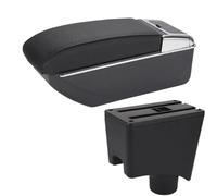 YUQUDGELKY Per Lada Per LARGUS Bracciolo Auto Scatola Scatola Di Archiviazione Dettagli Interni Accessori Auto(D2 Linea nera Nessuna USB)