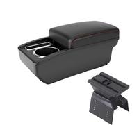 YUQUDGELKY Per Lada Per Vesta Scatola Bracciolo Per Vesta SW SW CROSS SPORT Accessori Bracciolo Console Centrale Auto Con USB(A1 Nero rosso SENZA USB)