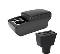 YUQUDGELKY Per Lada Per Xray Bracciolo Universale Console Centrale Auto Scatola Di Immagazzinamento Bracciolo Con Modifica Ricarica USB Accessori(Linea nera A2 Nessuna USB)