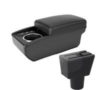 YUQUDGELKY Per Lada Per Xray Bracciolo Universale Console Centrale Auto Scatola Di Immagazzinamento Bracciolo Con Modifica Ricarica USB Accessori(B3 Nero bianco 3USB)