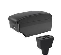 YUQUDGELKY Per LADA Per XRAY Scatola Bracciolo Auto Scatola Centrale Ritocco Interno Con USB Accessori Auto(A2 Black line7 USB)
