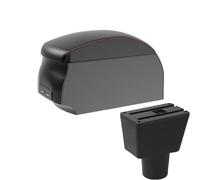 YUQUDGELKY Per LADA Per XRAY Vanetto Bracciolo Auto Vanetto Centrale Parti Retrofit Accessori Auto Dettagli Parti Interne(A1 Black Red single)
