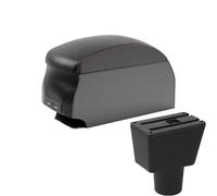 YUQUDGELKY Per LADA Per XRAY Vanetto Bracciolo Auto Vanetto Centrale Parti Retrofit Accessori Auto Dettagli Parti Interne(B1 Black Red double)