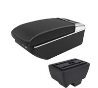 YUQUDGELKY Per Mahindra Per Bolero Portabraccioli Bracciolo Centrale Universale Portaoggetti Interfaccia USB(A3 Nero bianco 7USB)