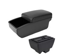 YUQUDGELKY Per Mahindra Per Bolero Portabraccioli Universale Scatola Di Archiviazione Bracciolo Centrale Auto Scatola Di Fazzoletti(B2 Black Storage box)