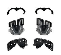 YUQUDGELKY Per Mercedes Per Benz GLA H247 GLA200 220 250 Refitting GLA45 AMG 2020+ Paraurti Posteriore Turbo Marmitta Terminali Di Scarico Uscite Tubi