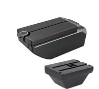 YUQUDGELKY Per MG Per ZS Bracciolo Auto Scatola Portogiochi Centrale Accessori Auto Interno Kit Retrofit Con USB E Portabicchieri(B1 Red line 7 usb)