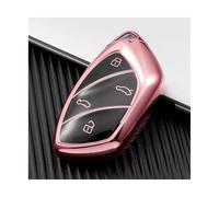 YUQUDGELKY Per MG6 EZS HS EHS Per MARVEL X R Per Roewe RX5 I6 I5 RX3 RX8 ERX5 MG ZS EV2021 Custia Morbida In TPU Per Chiave Auto(Rosa)