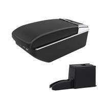 YUQUDGELKY Per N&issan Per DATSUN MIDO NODO Auto Bracciolo Portaoggetti Accessori Dettagli Interni(A3 Nero bianco 7USB)