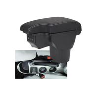 YUQUDGELKY Per N&issan Per Juke Per ESQ 2010-2019 Bracciolo Auto Accessori Interni Dettagli Scatola Di Memorizzazione Parti Retrofit USB(A3 Black White line)