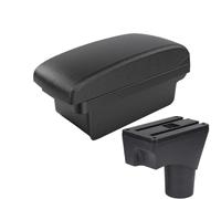 YUQUDGELKY Per N&issan Per March Per Micra K13 MK4 IV Bracciolo Portaoggetti Per Sunny Bracciolo Portaoggetti Auto 2010-2023 Scatola Di Immagazzinamento(Linea nera A2 Nessuna USB)