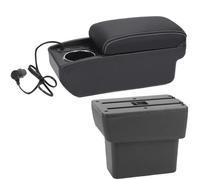 YUQUDGELKY Per N&issan Per Note E-Power 2016 2017-2022 Box Bracciolo Auto Scatola Di Stoccaggio Centrale Accessori Auto Per Interni Retrofit(A3 Ricarica rapida)