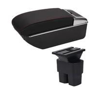 YUQUDGELKY Per N&issan Per NV200 Portabracciolo Parti Di Retrofit Dettagli Interni Bracciolo Auto Scatola Di Archiviazione Accessori Auto USB(B1 Nero rosso 7USB)