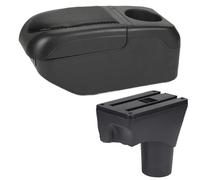 YUQUDGELKY Per N&issan Per Sunny Bracciolo Per March Per Micra K13 MK4 IV Auto Bracciolo Scatola Di Immagazzinaggio Automatica Altezza Rinforzo Braccio(Nero Nero)