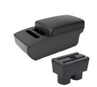 YUQUDGELKY Per N&issan Per Tiida C11 Per Sylphy Per Latio Bracciolo Auto Scatola Di Immagazzinamento Centrale Interna(A2 Black Tissue Box)