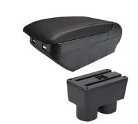 YUQUDGELKY Per N&issan Per Tiida C11 Per Tiida Per Latio Sylphy Box Bracciolo Scatola Di Archiviazione Centrale Interni Accessori Auto(H linea nera 4USB)