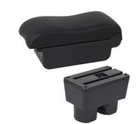 YUQUDGELKY Per N&issan Per Tiida C11 Poggiapolsi Per Sylphy Per Tiida Per Latio Portabracciolo Auto Vanità Centrale Ricambi Interni(B2 linea nera 3USB)