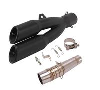 YUQUDGELKY Per NC700 NC700X NC700S NC750 NC750X NC750S 2012 2013 2014 2015-2021 2022 2023 Terminale Di Scarico Centrale Con Doppio Foro(Style E)