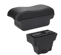 YUQUDGELKY Per Opel Per Astra J Scatola Portabracciolo Centrale Per Astra Bracciolo Auto 2012-2020 Scatola Di Archiviazione Pezzo Di Retrofit(B3 Nero bianco 3USB)