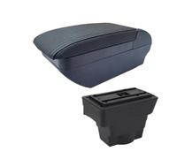 YUQUDGELKY Per Opel Per Astra Scatola Portabracciolo Pezzi Di Retrofit Per Opel Per Astra J Bracciolo Auto Scatola Di Archiviazione Centrale Interni(F linea nera Nessuna USB)
